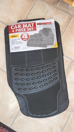 Roadster 4pc black rubber - black,