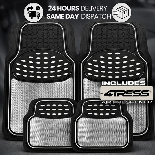 Car rubber floor - floor, black