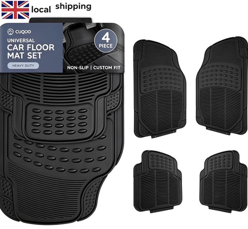 4pcs universal rubber car mats - 4pcs,